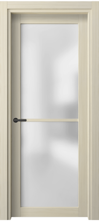 Межкомнатная дверь Нео 2108 Молочный ясень Сатинированное стекло Цена 32801 ₽ | Volhovec