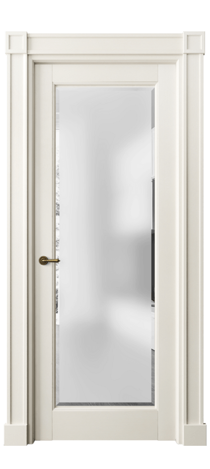 Межкомнатная дверь Тоскана Плано 6300 Бук венециана Сатинированное стекло с фацетом Цена 150459 ₽ | Volhovec