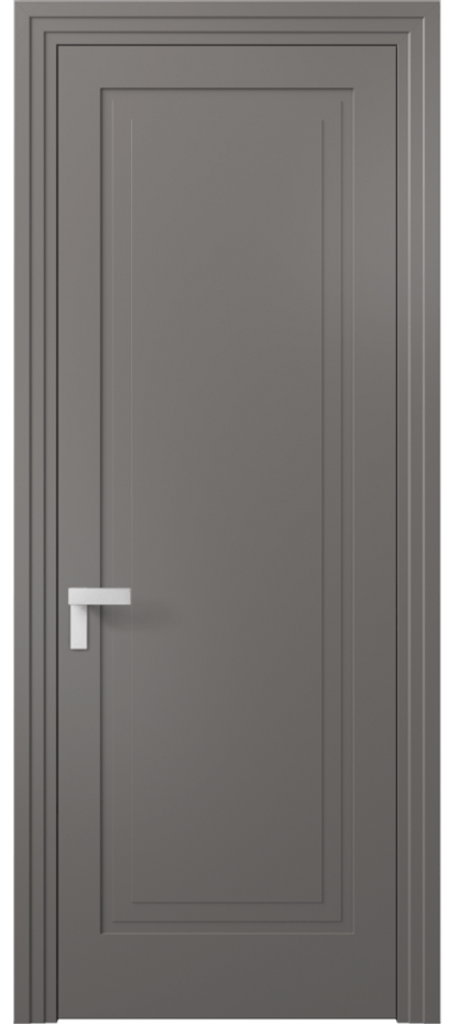 Дверь межкомнатная Rocca 8301 Матовый классический серый Каскадный компланарный наличник МКЛС Цена 63919 ₽ Наличники уже входят в базовый комплект. Фабрика дверей Волховец 8 (800) 551 43 19 Межкомнатная дверь Rocca 8301 Матовый классический серый Цена 63919 ₽ | Volhovec