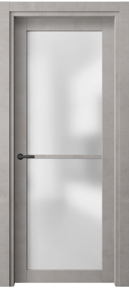 Межкомнатная дверь Нео 2108 Леон серебро Сатинированное стекло Цена 42220 ₽ | Volhovec