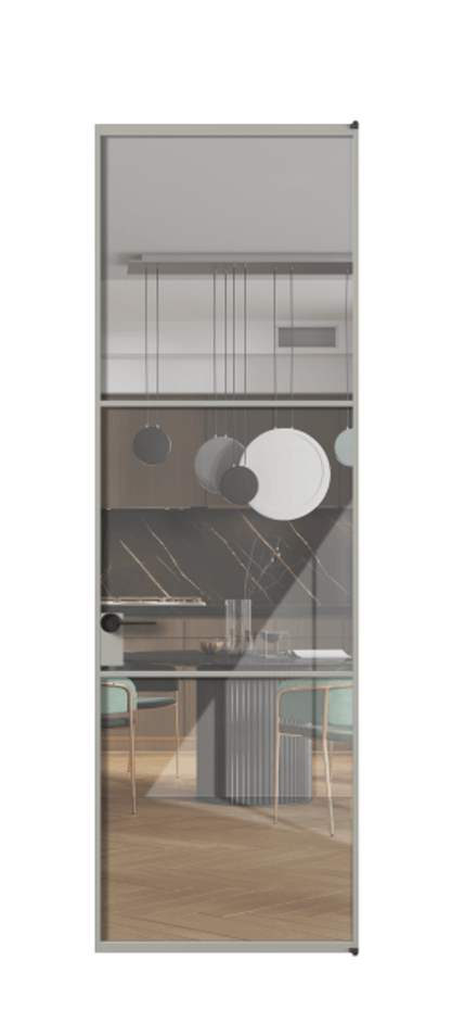 Алюминиевая дверь АЛПЛ040.03 Алюминий нейтральный серый Рефлективное прозрачное стекло "Stopsol", калёное. Без короба АНСР Цена 151770 Стоимость комплекта двери включает:
1. Полотно (600/650/700/750/800/850/900/950*2000-2400 мм).
2. Короб
3. Комплект фурнитуры (2 торцевые петли и магнитный замок с ответной планкой). Фабрика дверей Волховец 8 (800) 551 43 19 Алюминиевая дверь АЛПЛ040.03 Алюминий нейтральный серый Рефлективное прозрачное стекло "Stopsol", калёное Цена 151770 | Volhovec