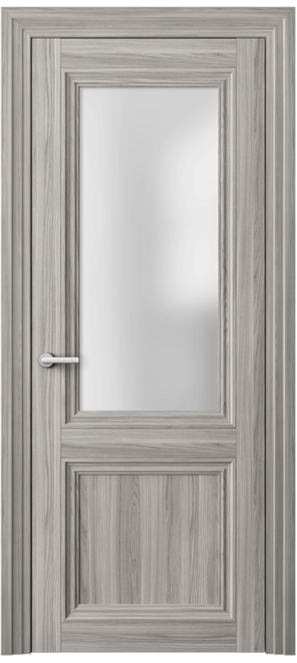 Межкомнатная дверь Центро 2524 Имбирный ясень Сатинированное стекло Цена 44599 ₽ | Volhovec