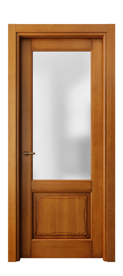 Межкомнатная дверь Тоскана Элегантэ 6322 Бук светлый с патиной Сатинированное стекло Цена 112399 ₽ | Volhovec