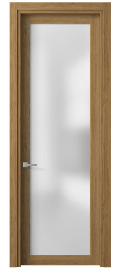 Межкомнатная дверь Планум 2102 Грецкий орех Сатинированное стекло Цена 29819 ₽ | Volhovec