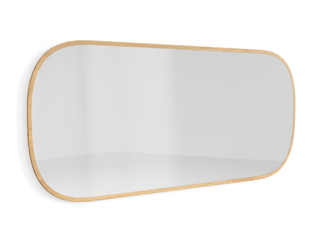 Мебель Зеркало настенное Примо 175×70 см. Цвет Дуб пшеничный матовый. Материал Массив дуба матовый. Коллекция Зеркало настенное Примо 175×70 см. Картинка.