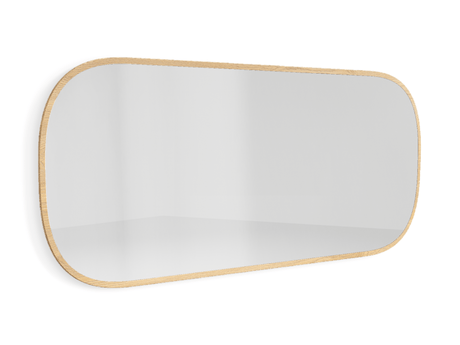 Мебель Зеркало настенное Примо 175×70 см. Цвет Дуб соломенный матовый. Материал Массив дуба матовый. Коллекция Зеркало настенное Примо 175×70 см. Картинка.