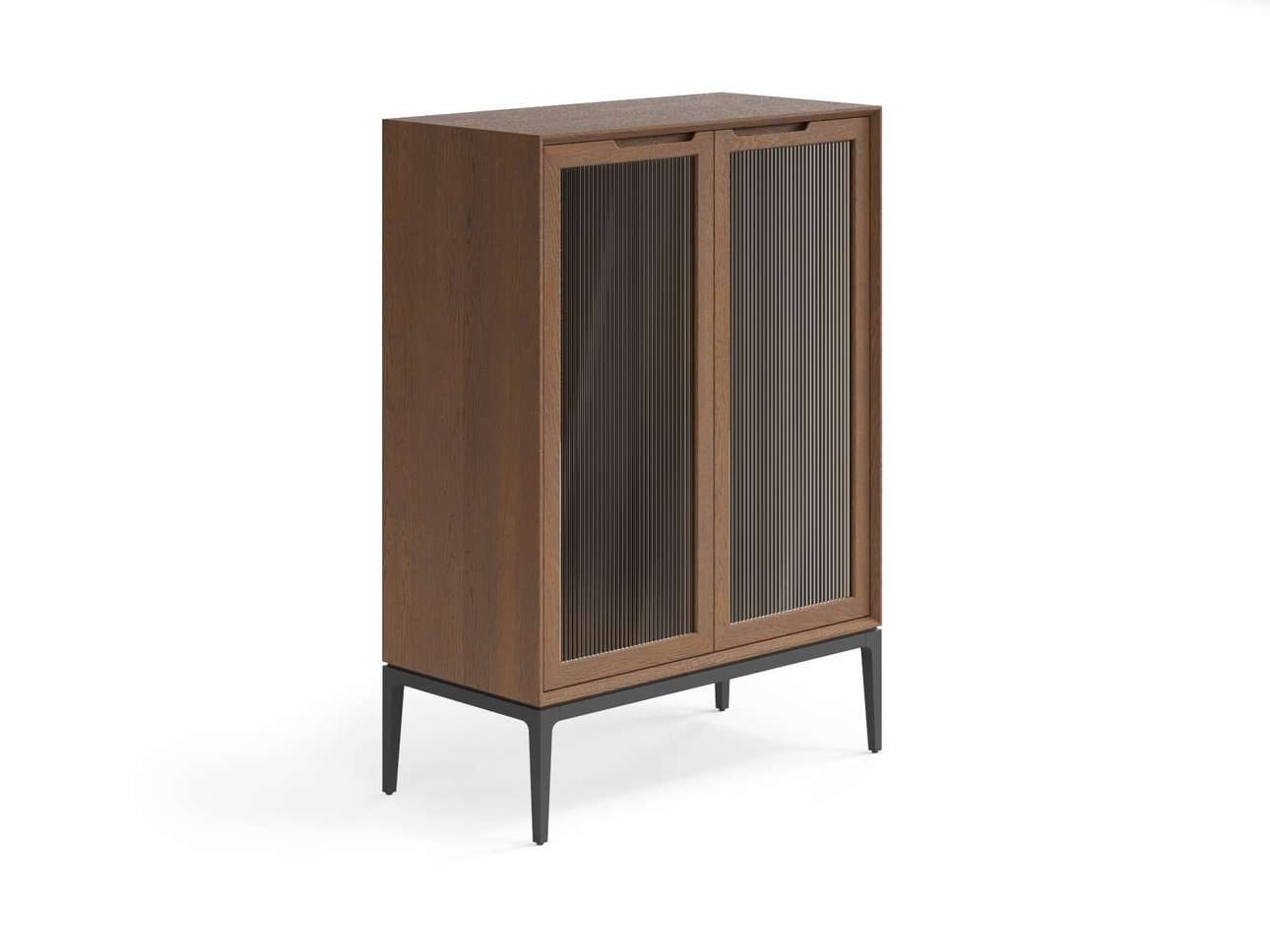 Витрина Velvet дуб каштановый матовый