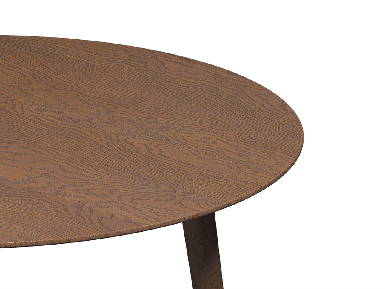 Стол Primo обеденный круглый Дуб каштановый матовый