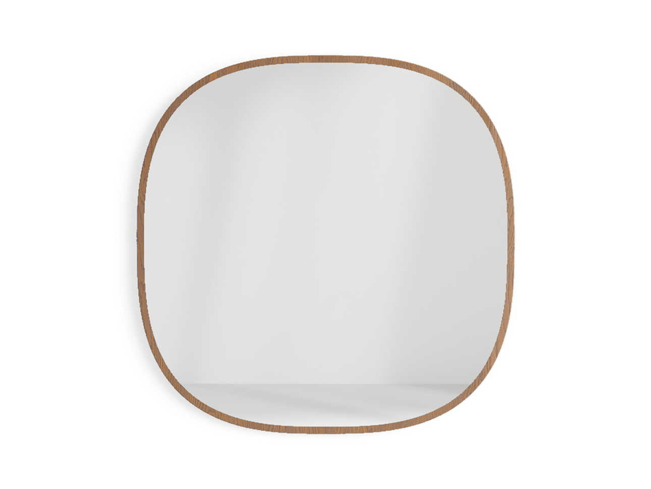 Зеркало настенное Primo 105×105&nbsp;см Дуб каштановый матовый