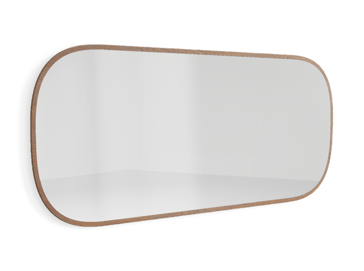 Мебель Зеркало настенное Примо 175×70 см. Цвет Дуб каштановый матовый. Материал Массив дуба матовый. Коллекция Зеркало настенное Примо 175×70 см. Картинка.