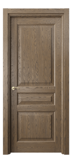 Дверь межкомнатная 0711 ДММ.Б. Цвет Дуб мраморный брашированный. Материал Массив дуба брашированный. Коллекция Лигнум. Картинка.