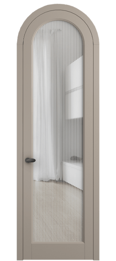 Дверь межкомнатная 6814 МБСК MORU. Цвет Матовый бисквитный. Материал Гладкая эмаль. Коллекция Палаццо. Картинка.
