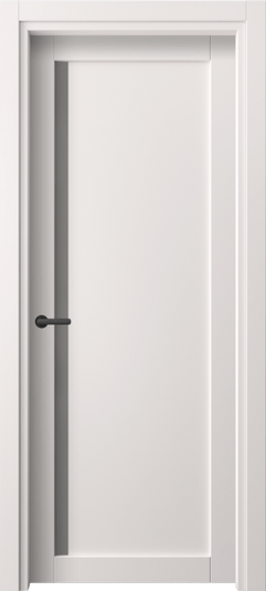 Дверь межкомнатная 2110 ПЭКС Серый сатин триплекс. Цвет ПЭТ кремово-серый. Материал ПЭТ. Коллекция Нео. Картинка.