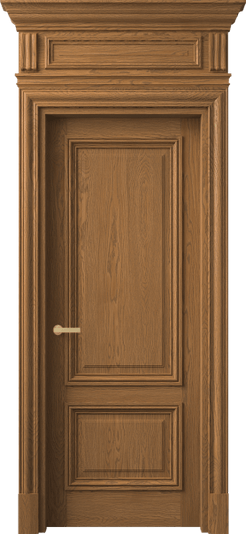 Дверь межкомнатная 7303 ДПР.М. Цвет Дуб пряный матовый. Материал Массив дуба матовый. Коллекция Антик. Картинка.