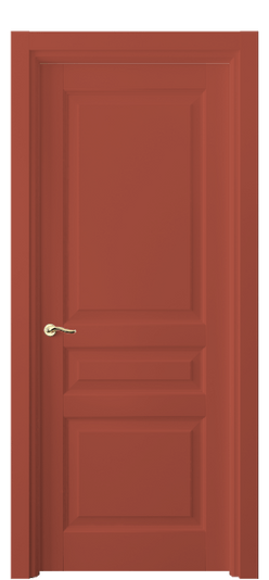 Дверь межкомнатная 0711 NCS S 3040-Y80R. Цвет NCS NCS S 3040-Y80R. Материал Гладкая эмаль. Коллекция Лигнум. Картинка.