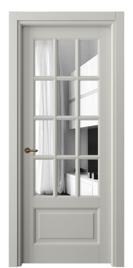 Межкомнатная дверь 6313 МТСР ЗЕР. Цвет Матовый тёплый серый. Материал Гладкая эмаль. Коллекция Тоскана Грильято. Фото. Дверь межкомнатная 6313 МТСР ЗЕР. Цвет Матовый тёплый серый. Материал Гладкая эмаль. Коллекция Тоскана Грильято. Картинка.