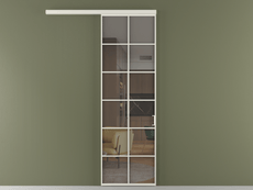 Перегородка Формато вдоль стены 1 створка